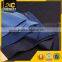 Indigo cotton polyester denim fabric with jacquard pattern