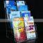 Custom Transparent Acrylic Pamphlet Brochure Display Rack