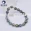 baroque shape tahitianreal pearl bracelet for women