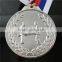 Custom Sport Medal Trophy Silver Medal / Blank Back Can make Logo Taekwondo Medal
