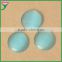 wuzhou jewelry supplier HS-06 half round cabochon imitated light blue cat eye gemstone