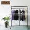 Stand shaped height adjustable floor-pop metal display rack