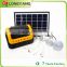 Solar led lights 5W solar panel and 4AH lead acid battery for solar lantern lights with FM Radio for Saudi Arabia
