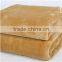 Solid color mink blanket , mink blanket in Dubai, brown color mink blanket , golden color mink blanket, polyester mink blanket,