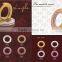 2015 Modern design colored plastic eyelet rings for curtains