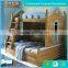 new design high quality kids wooden bunk bed