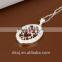 Wholesale fashionable latern indian style oval sterling silver filigree pendant