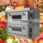 Pizza Bakery Oven/Double deck 2 trays Electric Bakery Oven