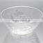 Clear Rose Glass Bowl