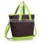 High density nylon durable big diaper bag unisex women/men tote bag/shoulder bag