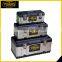 2016 High quality transparent plastic shoe box , stainless steel tool box