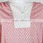 summer new korean lace in front printed long-sleeved chiffon shirt