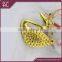2015new design hanging peafowl shaped decoration for handbags accessories