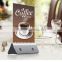 2016 popular menu restaurant phone charging station power bank for wine and beer company