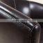 Black leather Chesterfield armchair / leather / fabric YZA500