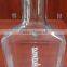 fancy long neck cork high flint material 375ml glass rum bottles