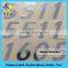 Metallic shinny Gloden foil stamping letter sticker