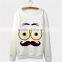 Novelty Design Minion Hoodies Crewneck Sweatshirt Women Long Sleeves Cartoon Printed Tops