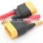 Hot sale RC adapter XT 60 to HXT4.0banana plug wireless adapter
