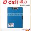 Deli Folding plate clip , A4 PP material model 5443 Blue