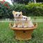 Mini dog figurines garden decoration product wholesale