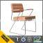 2016 Liansheng new design cheap leather stackable chair with solid steel frame