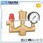 ART.5065 Made in china nickel plated forged adjustable forged brass air steam water pressure reducing valve price for water