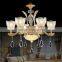 Professional lyrics hand blown glass wedding decoration crystal chandelier