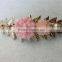 Baroque vintage old golden Metal leaves french hair clip women leather flower pearl hair accessories Fashion hair FHBAC2001-1