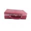 hot red faux leather jewelry box