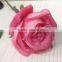 PU wedding flower head Artificial fake diamond rose head