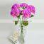 2016 Most Hot Selling Artificial Real Touch Wedding Flower Hydrangea