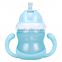 Baby products pp plastic training cup with straw