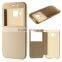 Window View Brushed Leather Folio Case for HTC One M9