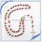 Brown color 8mm beads imitation amber rosary