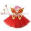Tinkerbell Tutu Butterfly Childs Fairy Costume Wing Wand Set