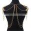 Alloy shoulder chain body jewelry body chain