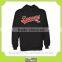 custom-made high quality men cotton black hoodie