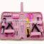 Promotion 23 Piece Home Pink Tool Kit With Ledlight ,Measuring Tape ,sockets Great Gifts For Ladies