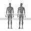 Adjustable different poses plastic full body male mannequin