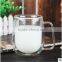 LOGO Custom Glassware Manufacturer borosilicate glass tea cup double wall glass cup