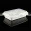 food plastic container PP dish plate plastic plate 1200ml Sushi box