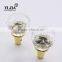 2 1/6 inch lead free bling clear crystal glass pull door handles