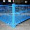 Collapsible Heavy Duty Scale Steel Wire Mesh Container Warehouse Storage Wire Cages