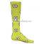 Softball/Baseball Logo sock, Acrylic Socks Knee High Colored Socks