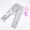 Fashion children wear unique baby girl names images sequin plain pants kids leggings
