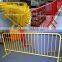 Portable concert barrier/galvanized pedestrian control barricade/PVC crowd barrier/pedestrian safety traffic barricade for sale