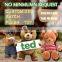 Christmas or valentine gift lover teddy bear plush toy with heart(CE/EN71)