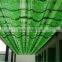 Green shade netting for plant