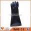 Oil resistant industrial long latex rubber work gloves